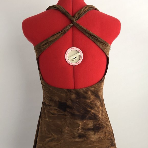 Balera Dance Costume Brown Tie-Dye Tunic Shorts